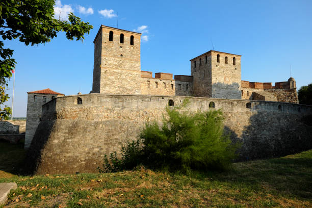 towers of Baba Vida medieval fortress in Vidin, Bulgaria